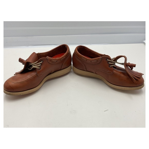 Vintage‎ Etonic Golf Shoes Leather Fringe Tassel Brown Size 7M